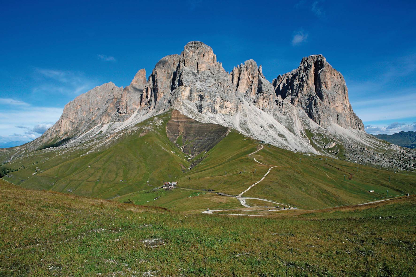 Raoul Jacometti Dolomiti di Fassa - Panorama dal Col Rodella - Sassolungo 1