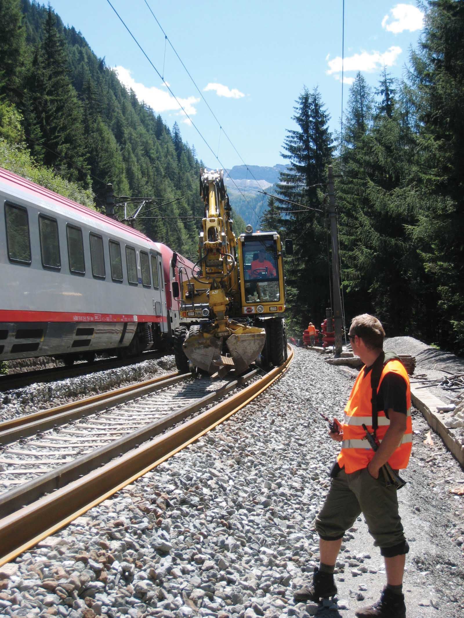 lavori ristrutturazione linea ferroviaria brennero in Austria 2 1