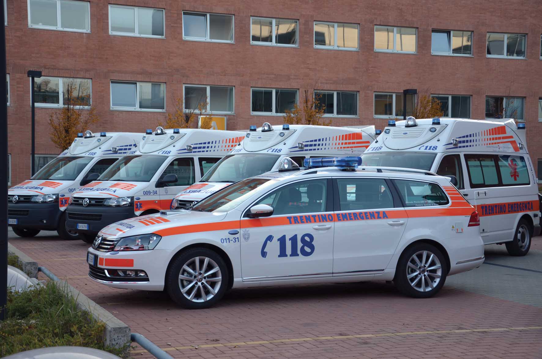 APSS trentino presentazione nuove ambulanze 1