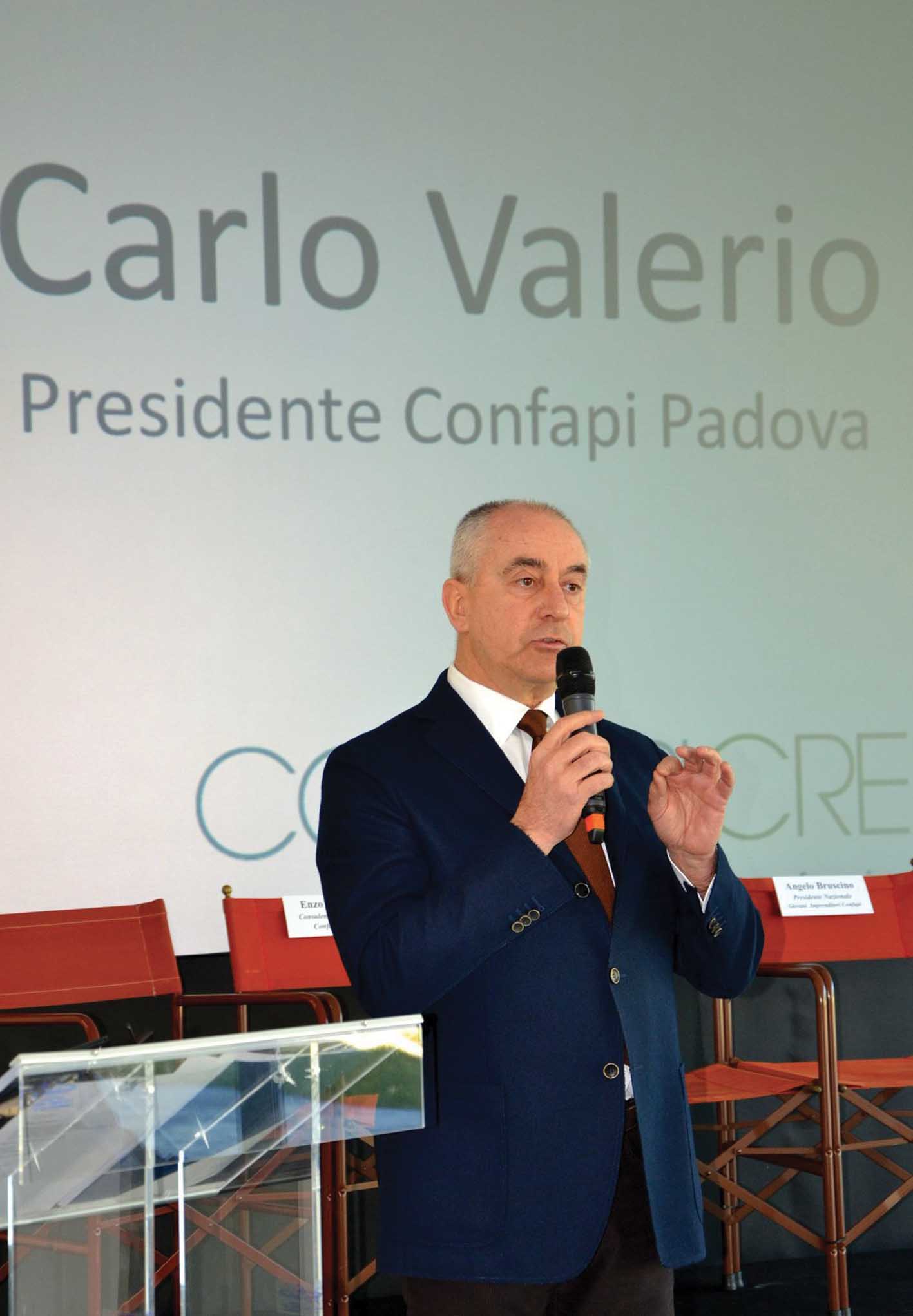Carlo Valerio presidente confapi padova