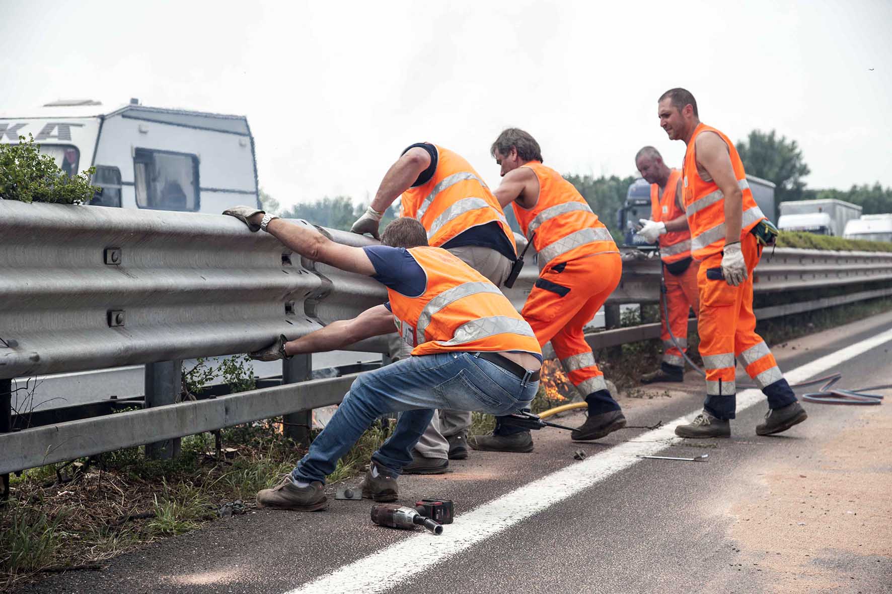 investimenti per la sicurezza A4 Palmanova Incidente sever 8 luglio 2015 riparazione guardrail