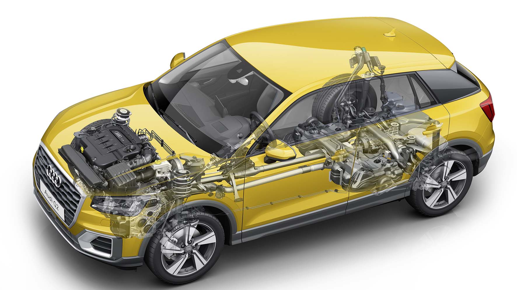 Audi Q2 2016 trasparenza meccanica quattro 2