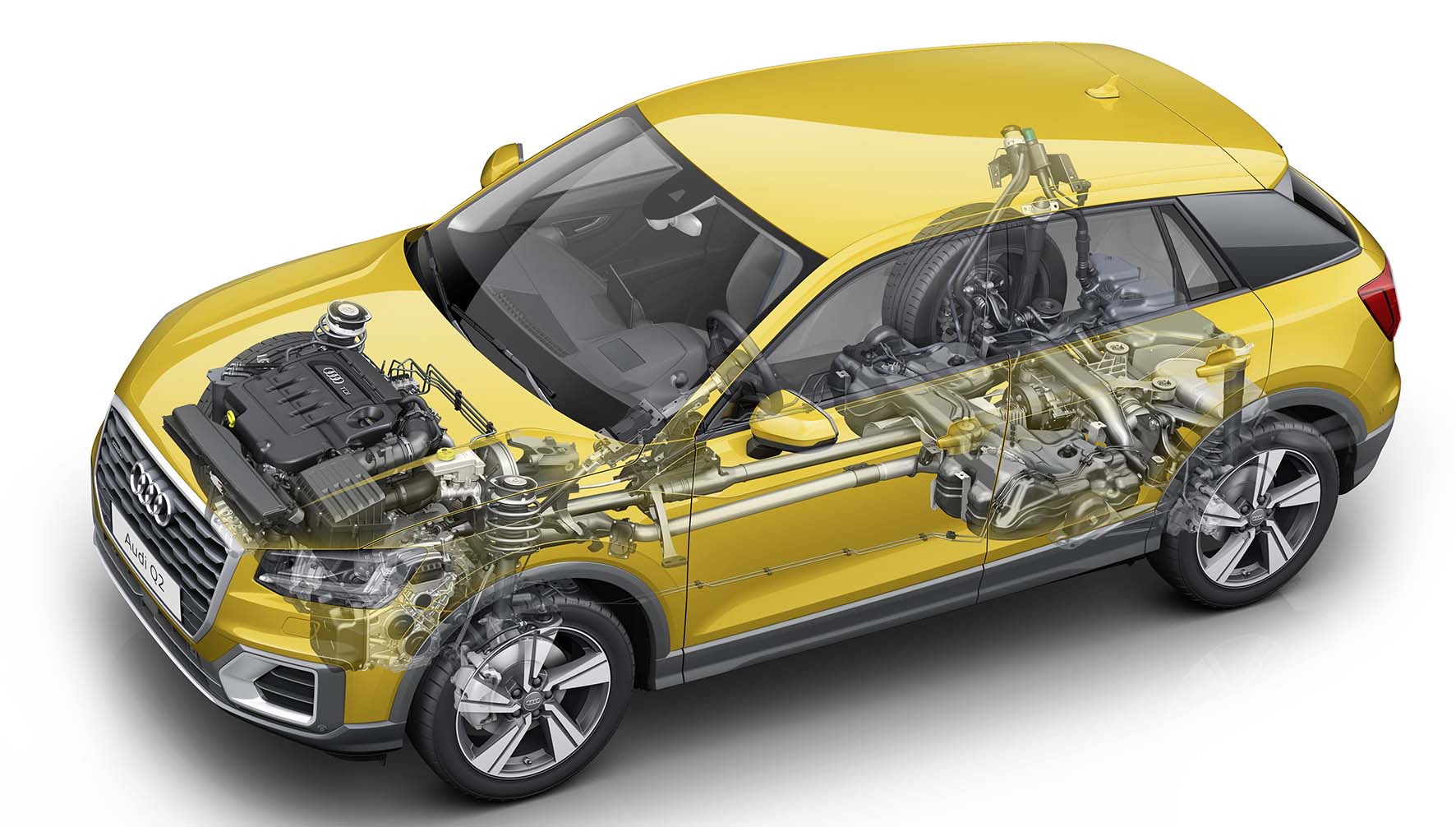 Audi 2016 Q2 trasparenza meccanica quattro