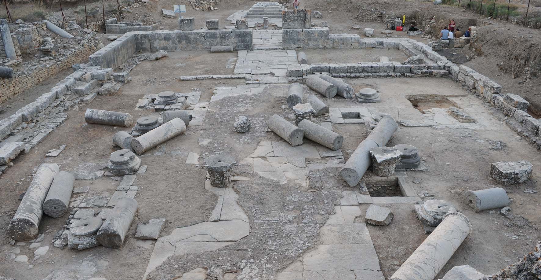 UniPd campagna archeologica città Gortyna Creta Vedutagenerale Tempio Apollo 1
