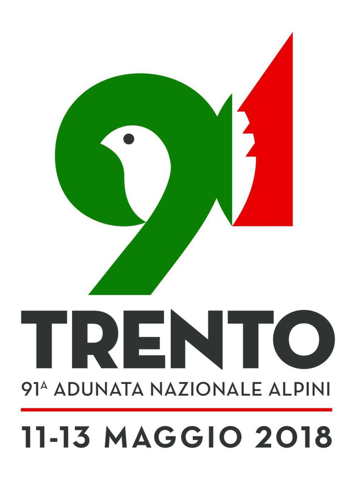 Logo Adunata alpini trento 2018
