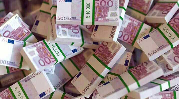 euro soldi mazzette 500 euro