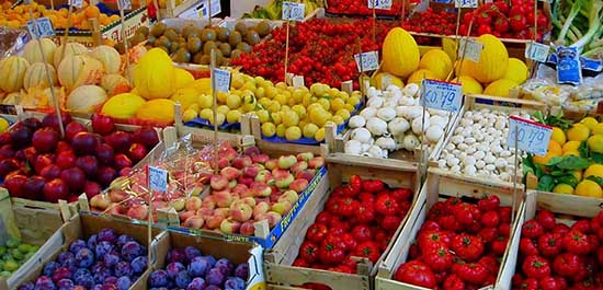 mercato verdura