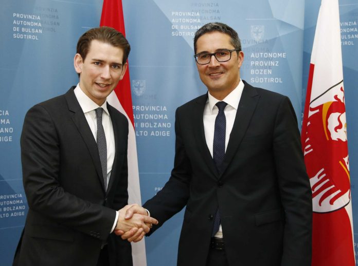 Arno_Kompatscher_Sebastian_Kurz_Bozen_2016_(26274842302)