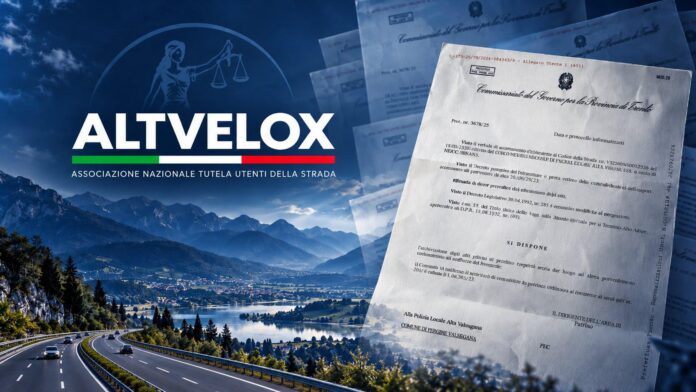 altvelox ricorso sanizione pergine autovelox
